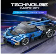 Speed Champion Race Car for Boys, MOC Hypercar Model Car Set Building Blocks