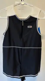 Louis Garneau Tri Top SL Women's Sleeveless Small Black PowerMesh NWT