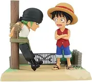 Banpresto One Piece World Collectable Figure Log Stories Monkey.D.Luffy and Roronoa Zoro Figure