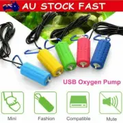 USB Aquarium Oxygen Pump Fish Tank Air Pump Mini Aerator Super Quiet EfficientQS