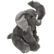 Conservation Critters Wildlife Artists Elephant Stuffed Animal Gray Plush 14in
