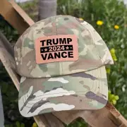 Trump JD Vance 2024 MAGA American Patriot Condor Camo Hat Tactical Cap w/ Patch