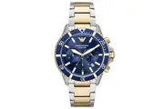 Emporio Armani AR11362 Chronograph Diver Two Tone Men's Watch