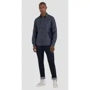 Replay Mens Denim hirt artoriale Long leeve Blue