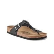 Birkenstock Gizeh Women's Oiled Leather(Black) Braided Sandals