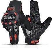 ELCYCO Motorcycle Gloves for Women Touch Screen Summer Motorbike Dirt Bike Full Finger Gloves Road Racing, Cycling, Climbing Motocross