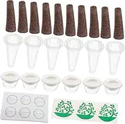 Kisangel Hydroponic Vegetable Basket Set Indoor Planting Machine Kit Complete Growing System for Balconies and Home Greenery