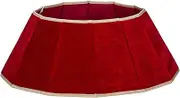 Blissun Christmas Tree Collar, Velvet Foldable Christmas Tree Ring, Christmas Tree Skirt for Artificial Christmas Trees Decoration