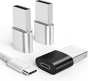 USB C to USB Adapter(3pack) Charger Connector Type-C Female to A Male Power Portable Thunderbolt Charging Block for Apple iPhone 12 13 14Ipad Compatible for Samsung Galaxy S21 S22 Note Pixel L CJJ