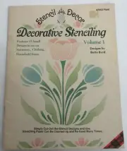 Decorative Stenciling Decor 15 Designs by Bette Byrd #7653 Vintage