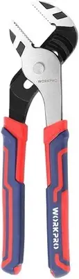 WORKPRO 10-Inch Groove Joint Pliers, Adjustable Water Pump Pliers Transparent