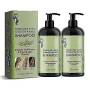 1-3x New Rosemary Shampoo Rosemary Mint Shampoo Hair Protection Shampoo With Biotin For Cleanses And Helps Strengthen Brittle Hair 2pcs