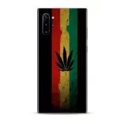 Skins Decal Wrap for Samsung Note 10 Plus Rasta Weed Pot Leaf Red Gold Green
