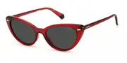 Polaroid PLD 4109/S C9A/M9 Women’s Sunglasses Red Size 52