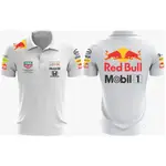 RED BULL HONDA F1 2021 紅牛阿斯頓馬丁本田賽車隊男式大碼 POLO SHIRT