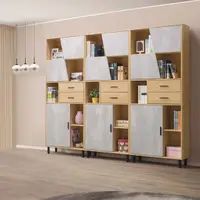 在飛比找PChome24h購物優惠-莫琳8尺系統式書櫃組