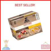 Quaker Instant Oatmeal, High Fiber 2 Flavor Variety (32 Pack)