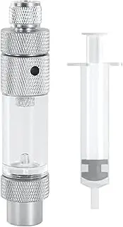 CO2 Bubble Meter, CO2 Regulator Bubble Counter | CO2 Bubble Counter Generator with Single Head – Adding CO2 for Aquarium Easy to Recharge with Non Function