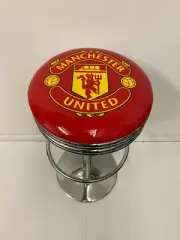 MANCHESTER UNITED FOOTBALL CLUB (NEW) PREMIUM BAR STOOL ADJUSTABLE HEIGHT