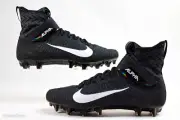 NIB Nike Alpha Menace Elite 2 FlyKnit BV3298-001 Black & White Size 14.5 W Wide