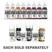 Vallejo Paints Model Colour Set Of 8 Acrylic Paints Highest Pigment Colour