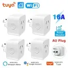 Tuya Zigbee WiFi 16A Smart Socket AU Plug Voice Control for Alexa Google Home
