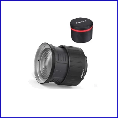 Light-Enhancing 2X Fresnel Lens Mount for Bowen-S Lights with Stable Zoom Design