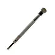 Boley stainless steel watchmaker screwdriver 3.00 mm flat blade, brown ring