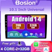 10.1" Double 2 DIN Android 14 Car Stereo GPS Head Unit FM/AM Player Car Play 4G