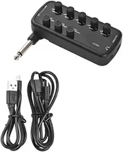 Bass Amplifier Mini Amp Portable Headphone Bass Amplifier Plug and Play for Electric Guitar Amplifier