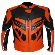 Men's Fashion Real Leather Motorbike Jacket