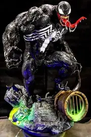 Venom ZEZ Fan Art Collectible Resin Statue Pro Painted 1/4 Scale - Made To Order