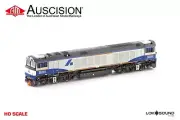 Auscision (SDA1-1s) BK001 Bradken - Blue/White - HO Scale DCC