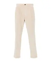 tapered-leg corduroy trousers 33,34,36,30,31 light beige