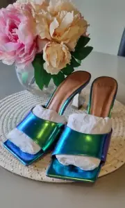 Wittner Holographic Heels - Size 42