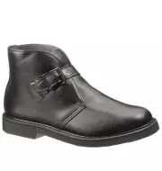 Bates Men's Buckle Chukka Black Leather USPS Approved Size 3 B - E00083