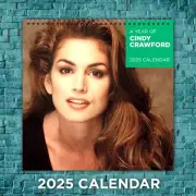 Cindy Crawford 2025 Supermodel Calendar, 12-Month Model Wall Calendar