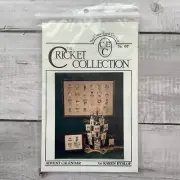 The Cricket Collection Cross Stitch Advent Calender Pattern Instructions #67