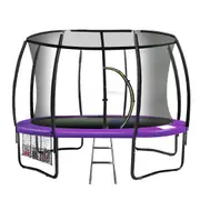 Kahuna 16ft Trampoline Safety Net Spring Pad Cover Mat Shoe Bag- Purple