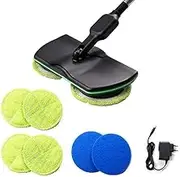 Wireless Electric Rotary Mop Rechargeable Cleaning Handheld Spinning Mop Rechargeable Powered Floor Cleaner Scrubber