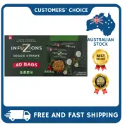 Majans Infuzions Veggie Straws Sour Cream and Herb 40 bags 600g - FREE SHIPPING
