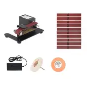 Mini Belt Sander Knife Sharpener DIY Electric Desktop Polishing Grinding Machine