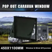 RV Caravan450*1100MM Square Push Out Flat Window Locking Handle Strut Attachment