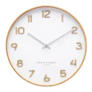 One Six Eight London WALLACE White 41cm Silent Wall Clock