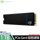 希捷 Seagate PS5授權 Game Drive 1TB M.2 PCIe Gen4×4 SSD固態硬碟 (ZP1000GP3A3001)