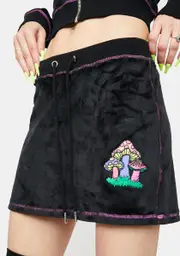 [Current Mood] Mind Trip Velour Mini Skirt