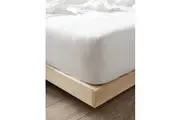 Nimes Fitted Sheet (White) - King
