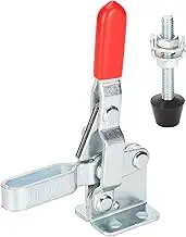 ANKROYU Toggle Clamp Hand Vertical Clamp Quick Positioning Fixture Quick Release Hand Tool for Metal Plate Circuit Board Clamping Iron Plastic 9.5x7cm 117g