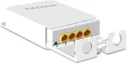 Davuaz Outdoor PoE Gigabit Extender, 1 in 3 Out PoE+ Extender with 1000Mbps, Up to 30W, IEEE802.3af/at Compatible, IP66 Waterproof, Extend Additional 100m(330ft), Plug & Play, Outdoor PoE Repeater