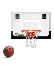 SKLZ Pro Mini 45.72cm Backboard Basketball Hoop with Ball in Clear